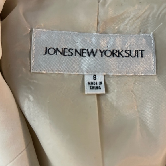 Black and cream pantsuit by Jones New York size 8 - Picture 4 of 5